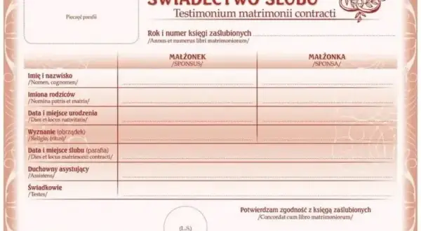 Jakie dokumenty do ślubu kościelnego? Pełny przewodnik i checklist