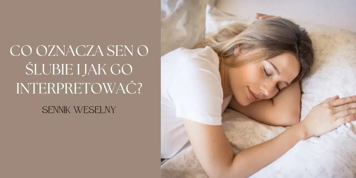 sen o ślubie z byłym partnerem