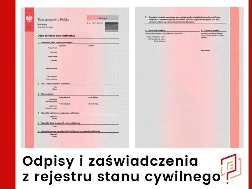 dokumenty do ślubu cywilnego, wymagane dokumenty USC