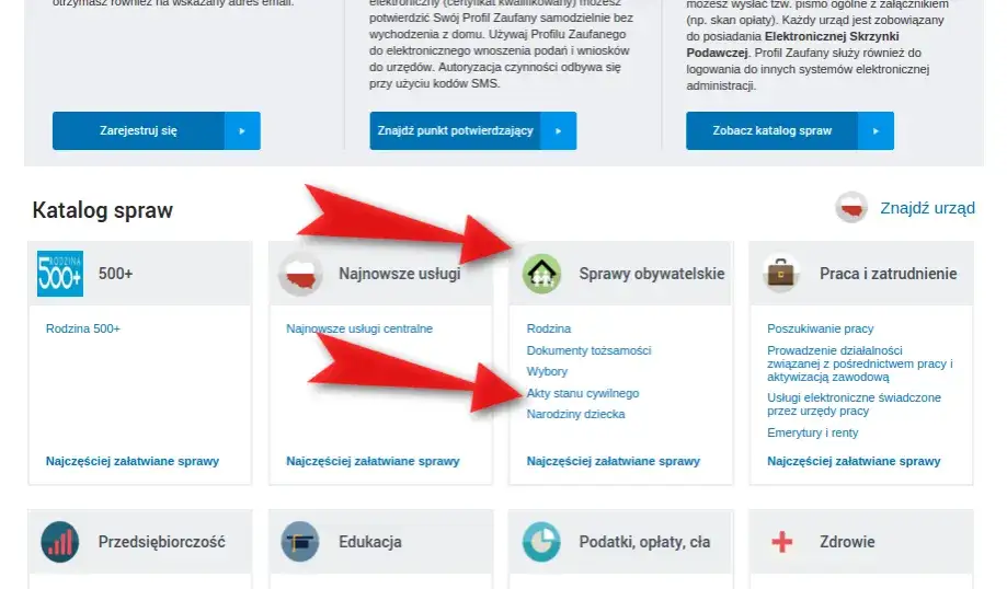 wniosek o odpis aktu urodzenia, ePUAP, opłaty skarbowe