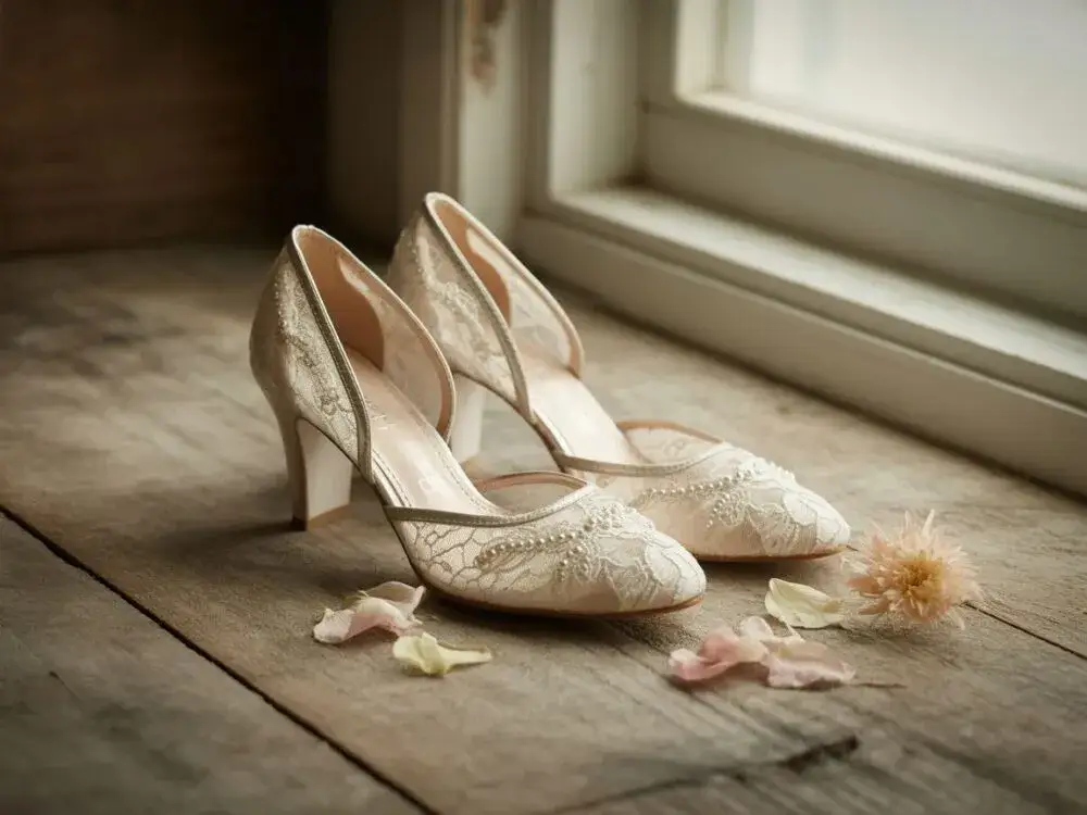 buty ślubne boho r&oacute;żne style