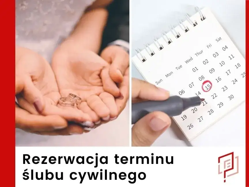 kalendarz ślubny terminy USC